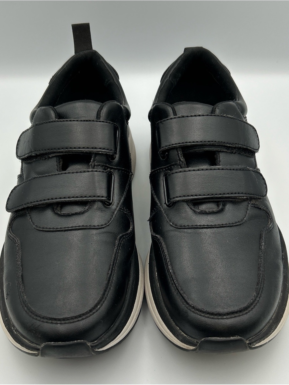 ROCKPORT Prowalker Walking Sneaker Womens 7.5M Black Leather No Tie Tennis Shoes